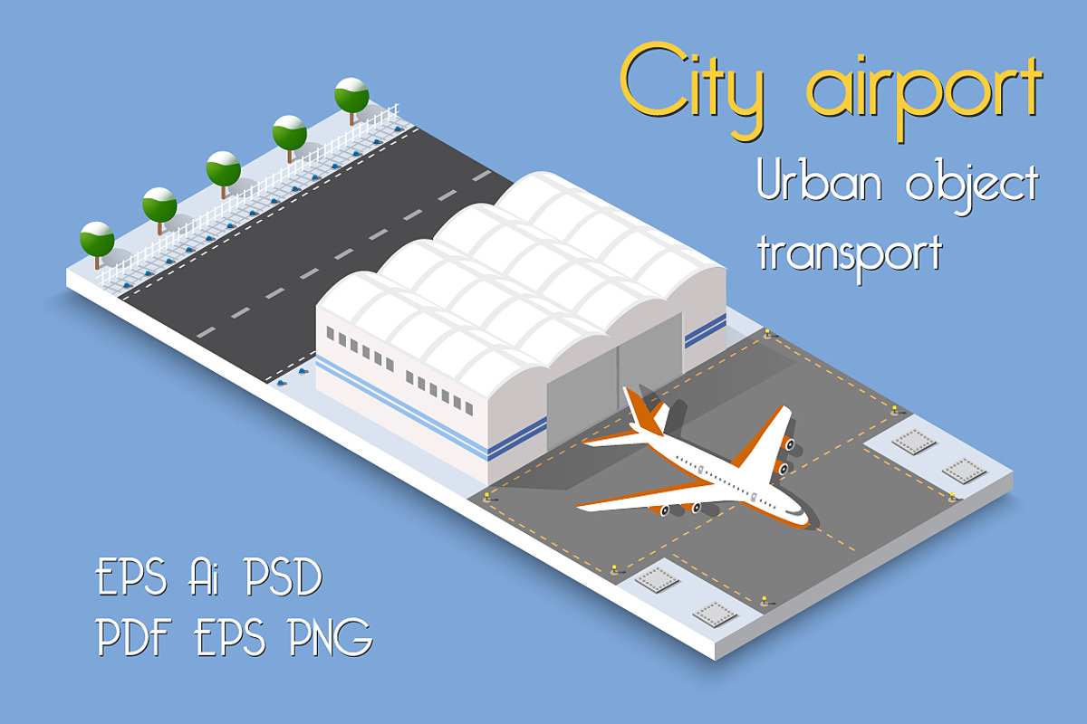 City airport object, an Object Graphic by AlexZeL (Photo 1 of 5)