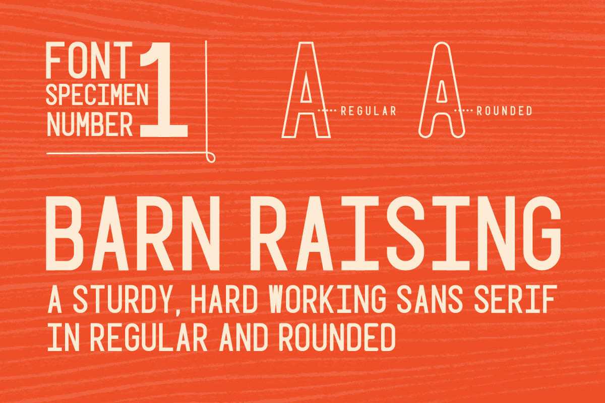 Wood Type Font Collection preview 5