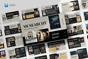 History Museum Keynote Template, a Presentation Template by fluffstudio (Thumbnail 1 of 4)