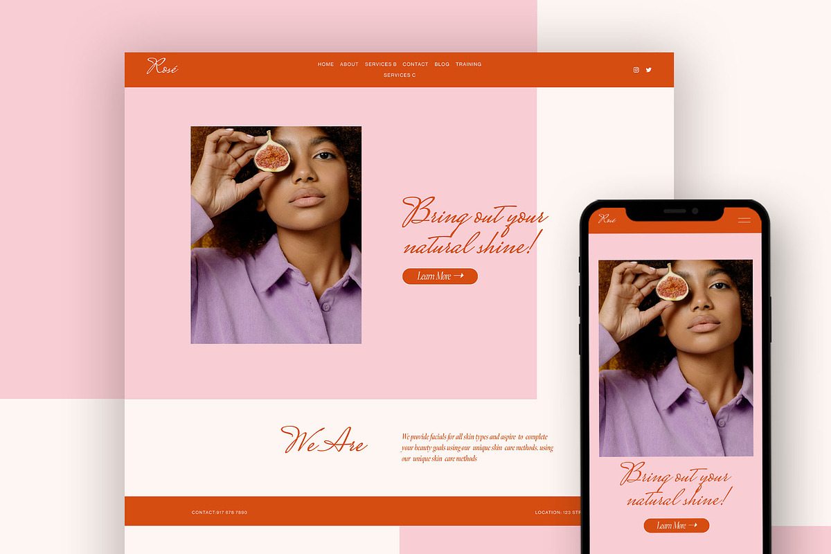 Squarespace 7.1 Website Template, a Landing Page Template by Kseniia_Design (Photo 6 of 11)