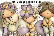 whimsical easter kids, an Illustration by CreationArt (Thumbnail 1 of 6)