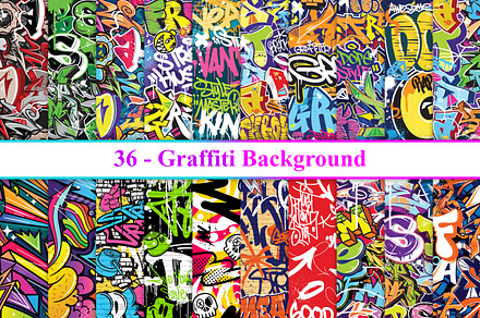 Graffiti Background, a Background Graphic by Digital Studio