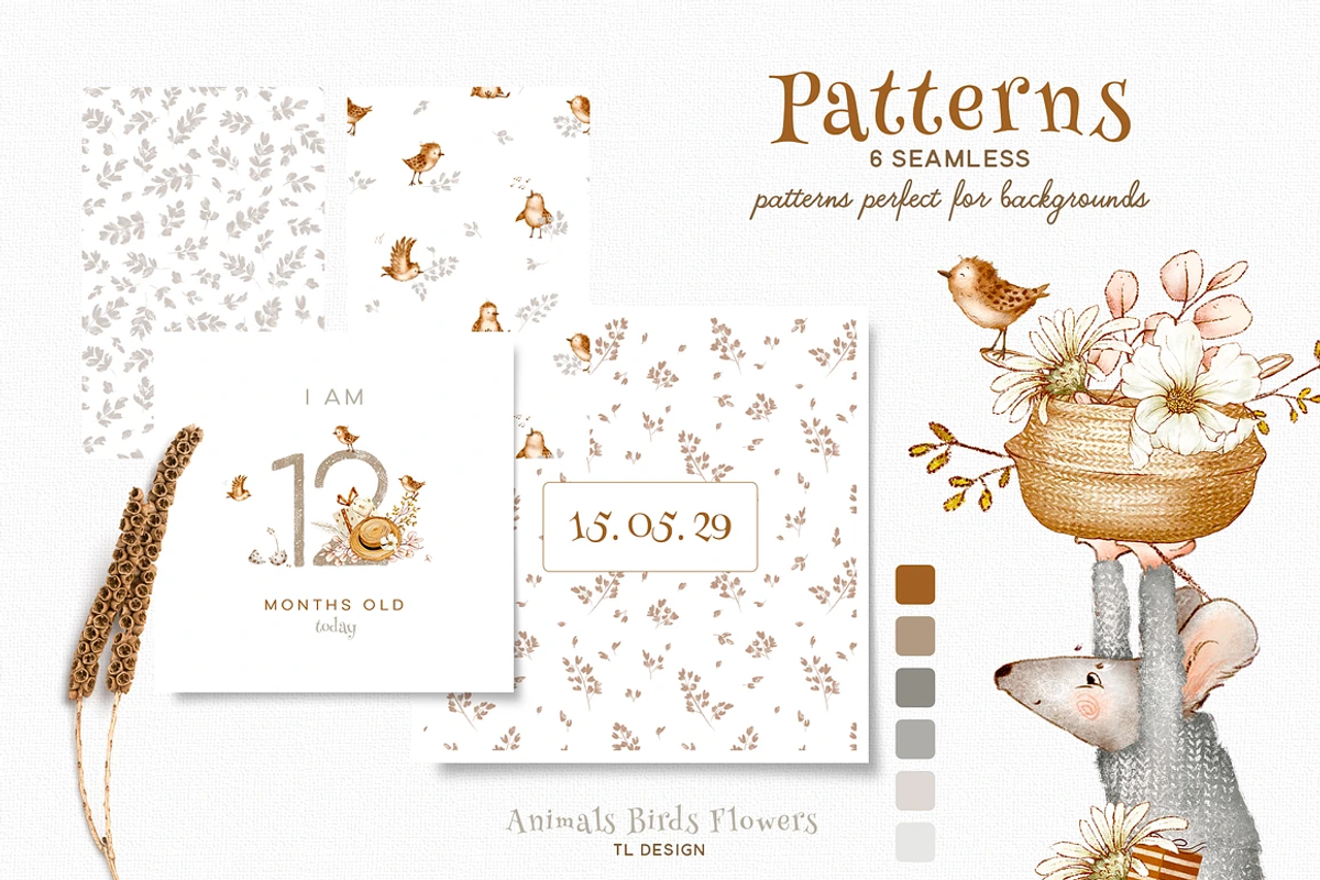 Four Seasons Animals Bundle, an Animal Illustration by TL Design (Photo 15 of 27)