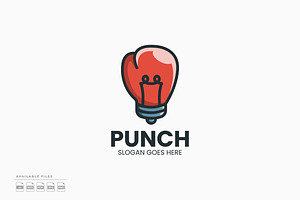 Creative Punch Logo, a Branding & Logo Template by Zeer Graphic