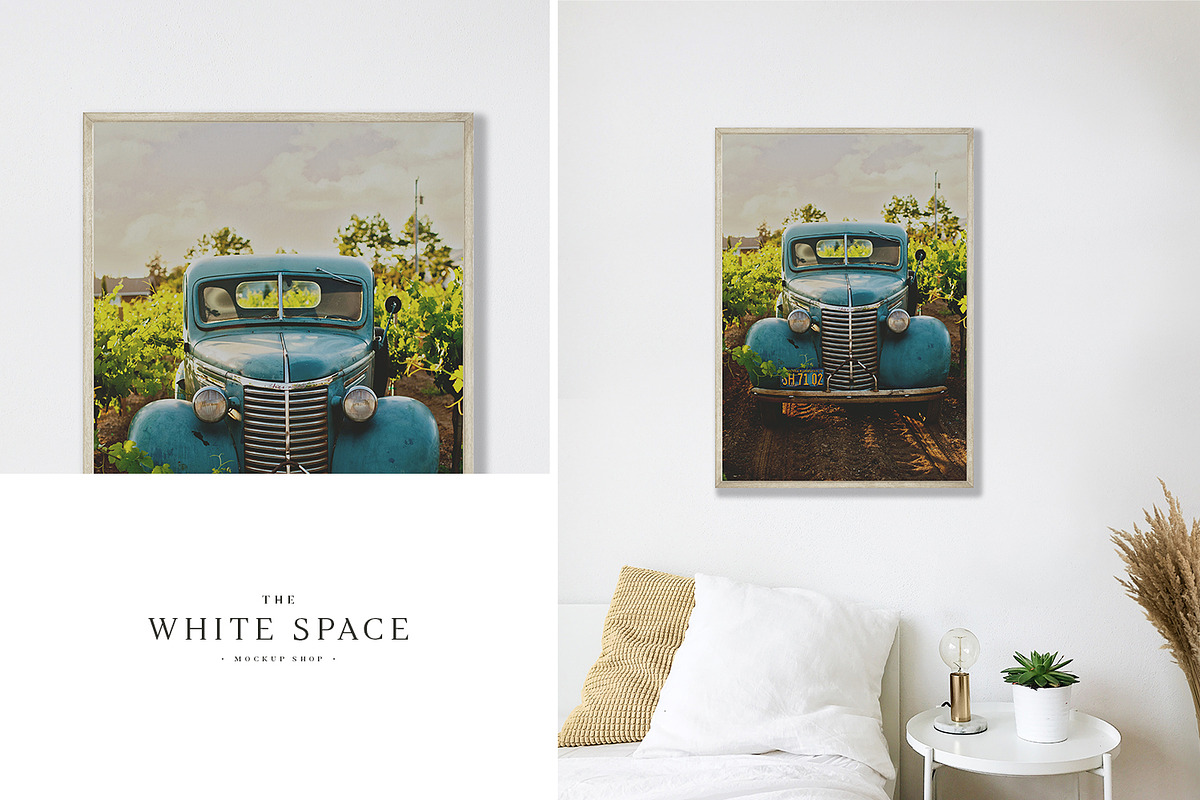Frame Mockup Editable & Customisable, a Print Template by The White Space Co. (Photo 1 of 8)
