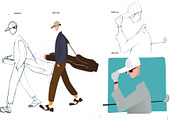 10 Golf Vector Illustrations, an Illustration by Decla Studio (Thumbnail 2 of 4)
