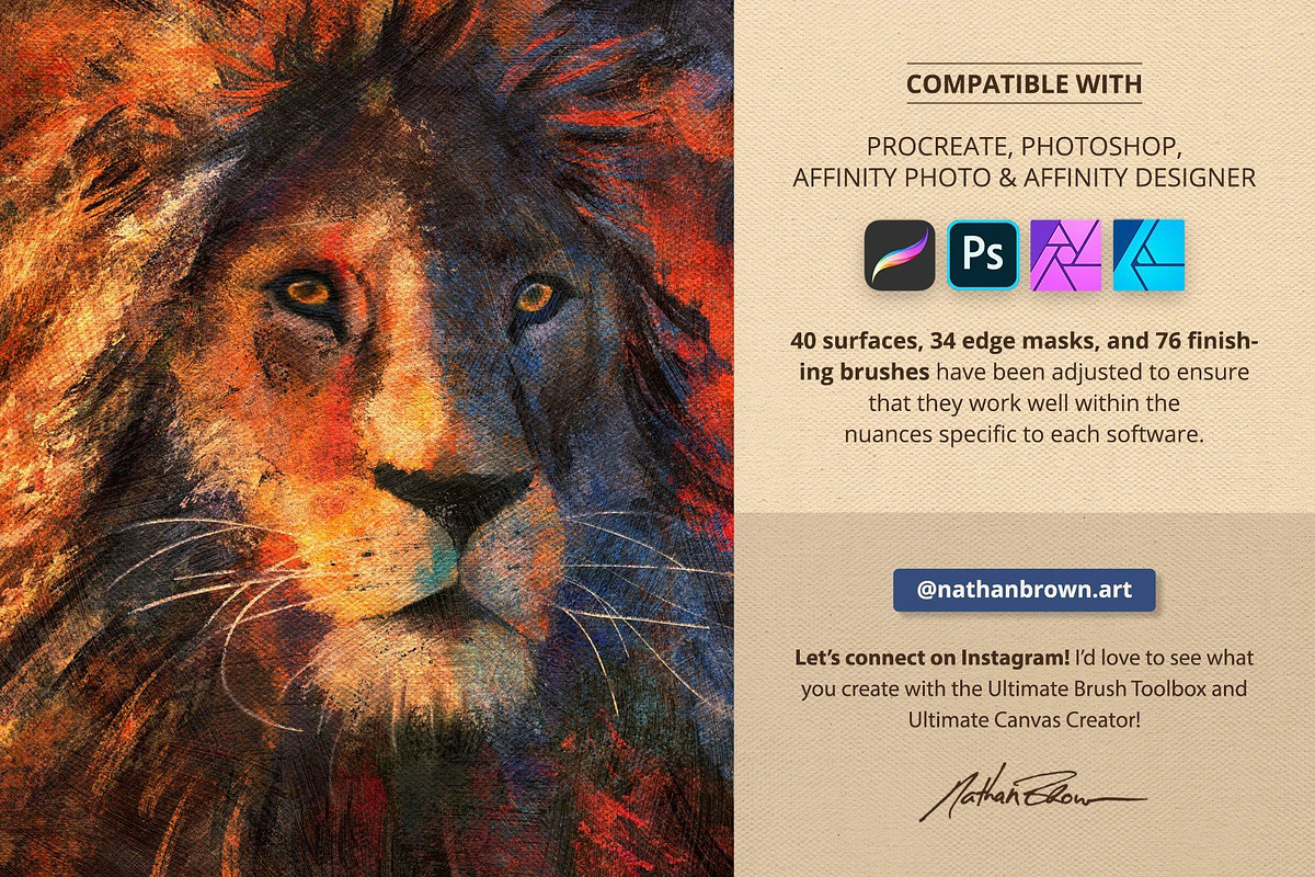 The Ultimate Canvas Creator, a Brush Add-On by Nathan Brown (Photo 27 of 27)