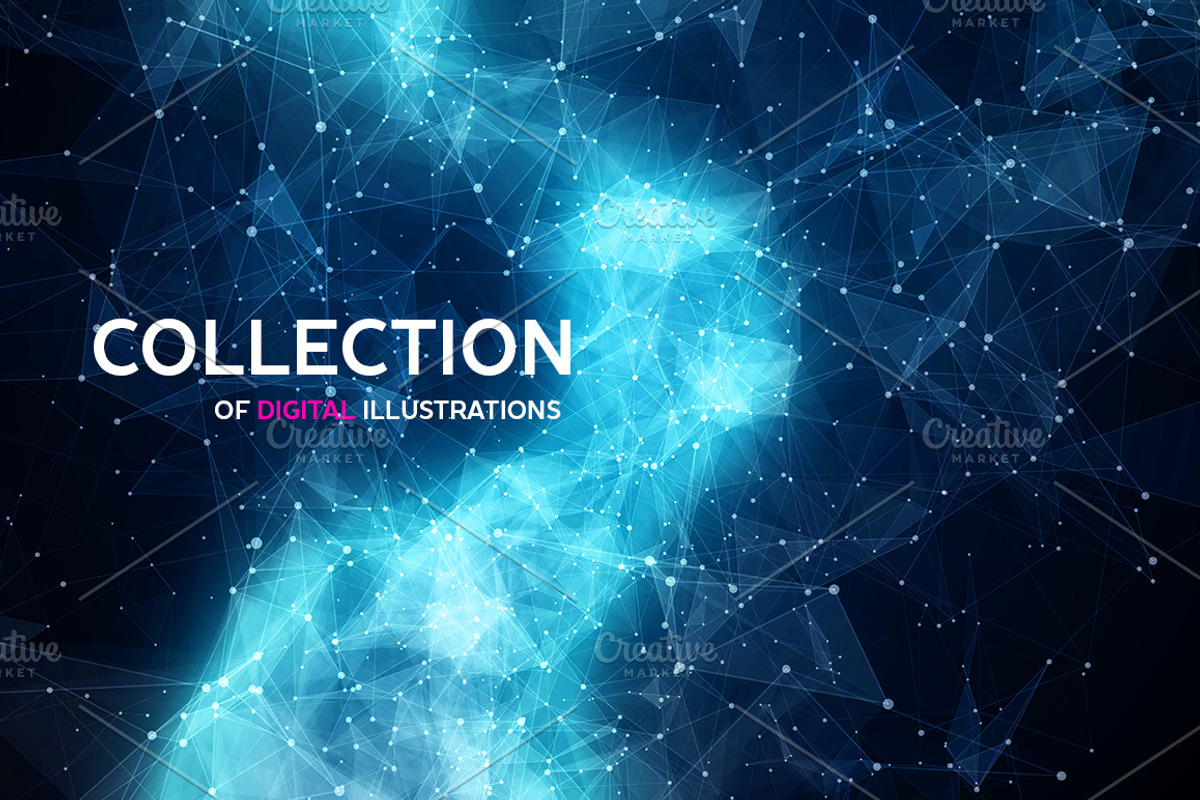 Abstract space backgrounds, an Illustration by Julvil (Photo 1 of 8)