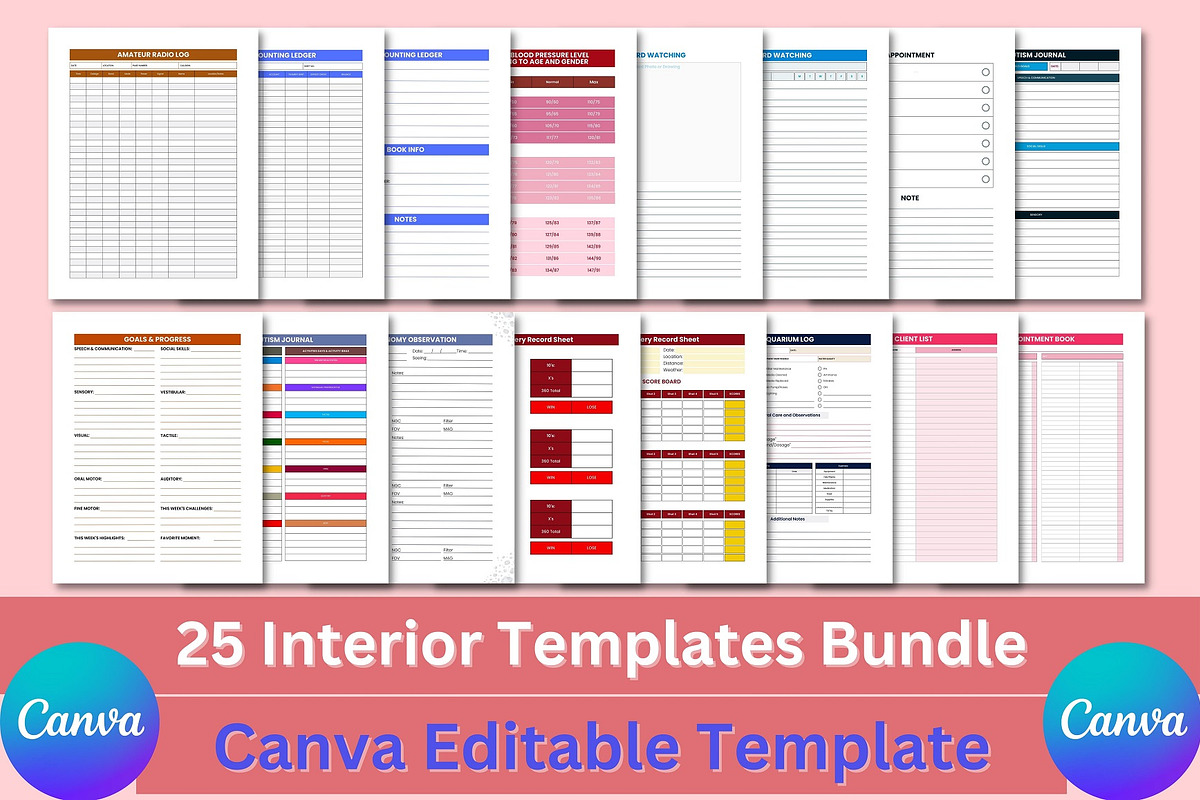 25 Editable Canva Interior Templates