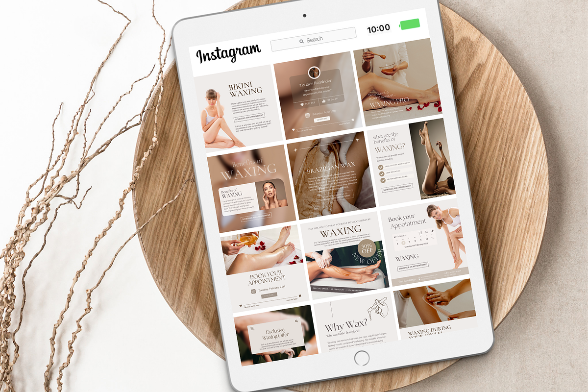 Waxing Instagram Templates, a Social Media Template by Design Lush Studio (Photo 6 of 8)