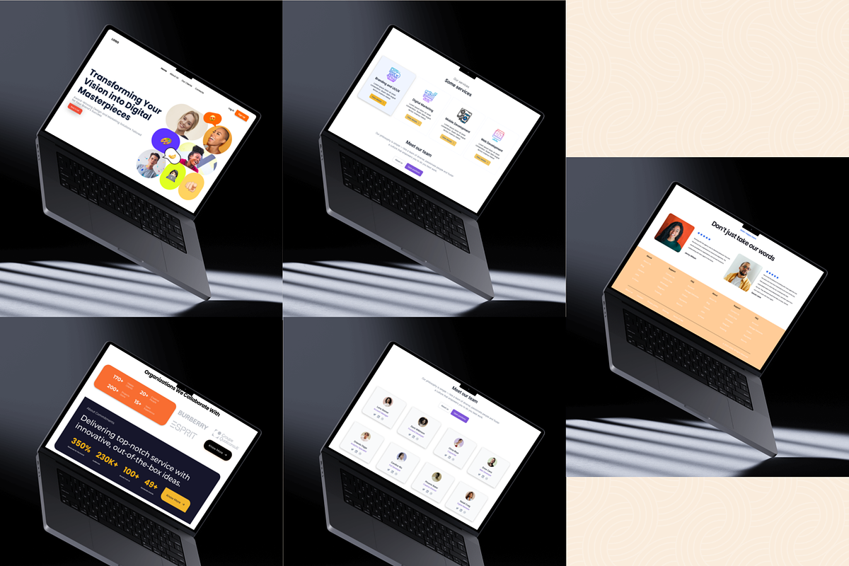 Agency Landing Page Figma, an UI Kit Template by ElArtDesign (Photo 2 of 2)