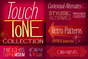 Touch Tone - Collection, a Sans Serif Font by Jeff Kahn (Thumbnail 1 of 5)