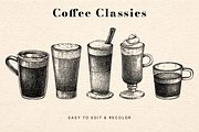 Drinks & Cocktail Menu Illustrations, a Food Illustration by Yevheniia (Thumbnail 5 of 14)