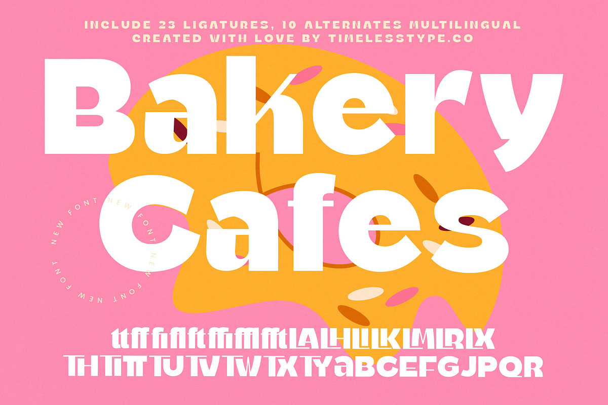 Bakery Cafes Modern Sans Serif, a Serif Font by timelesstype.co (Photo 1 of 20)