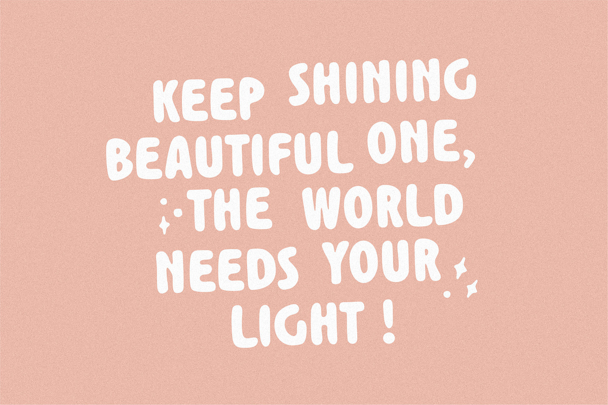 Candle Quotes Bold Handbrushed Font, a Handwritten Font by Balpirick Studio (Photo 2 of 6)