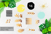 Vector tropical leaves, an Object Graphic by VaraNa Art (Thumbnail 10 of 13)