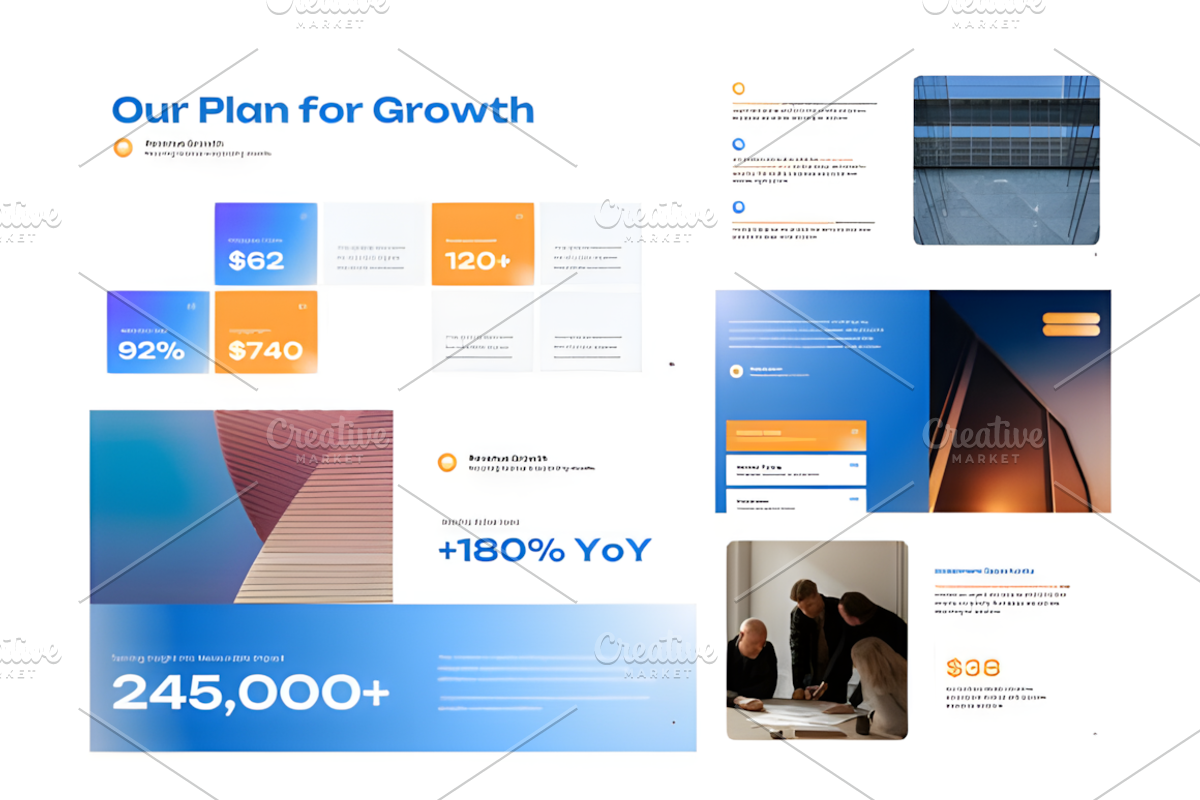 Conference Pitch Deck PowerPoint, a Presentation Template by Ink Gallery (Photo 2 of 3)