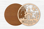 Happy Halloween Sign Svg,laser, an Object Graphic by Libby Wishes (Thumbnail 2 of 3)