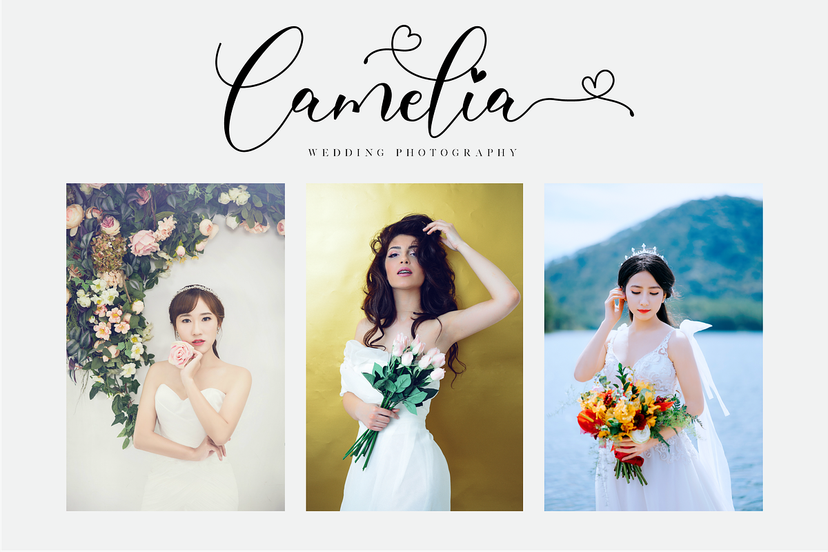 Freelove // Lovely Script Font preview 4