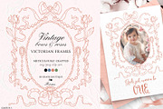 Victorian invitation frames, a Decorative Illustration by GrafikBoutique (Thumbnail 1 of 11)