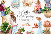 Girls and Gardening, an Animal Illustration by Natalia Fedorova (Thumbnail 1 of 6)