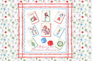 Christmas Chinoiseries Mahjong set