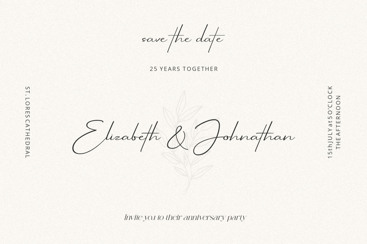 Aurantiaca Signature Font, a Handwritten Font by Burhan Afif (Photo 4 of 10)