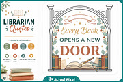 Librarian Quotes Bundle, an Object Graphic by Actual Pixel (Thumbnail 7 of 20)