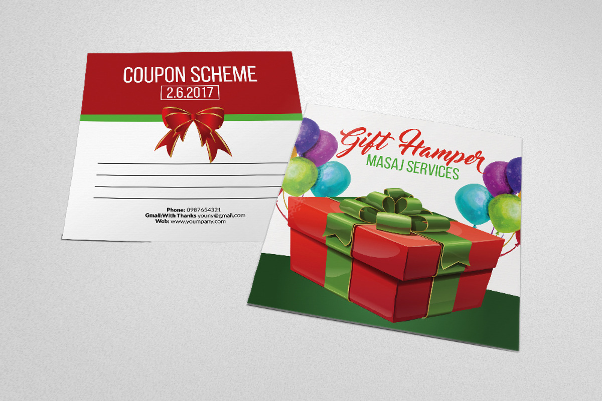 Gift Hamper Post Card, a Card Template by Business Flyers (Photo 4 of 4)
