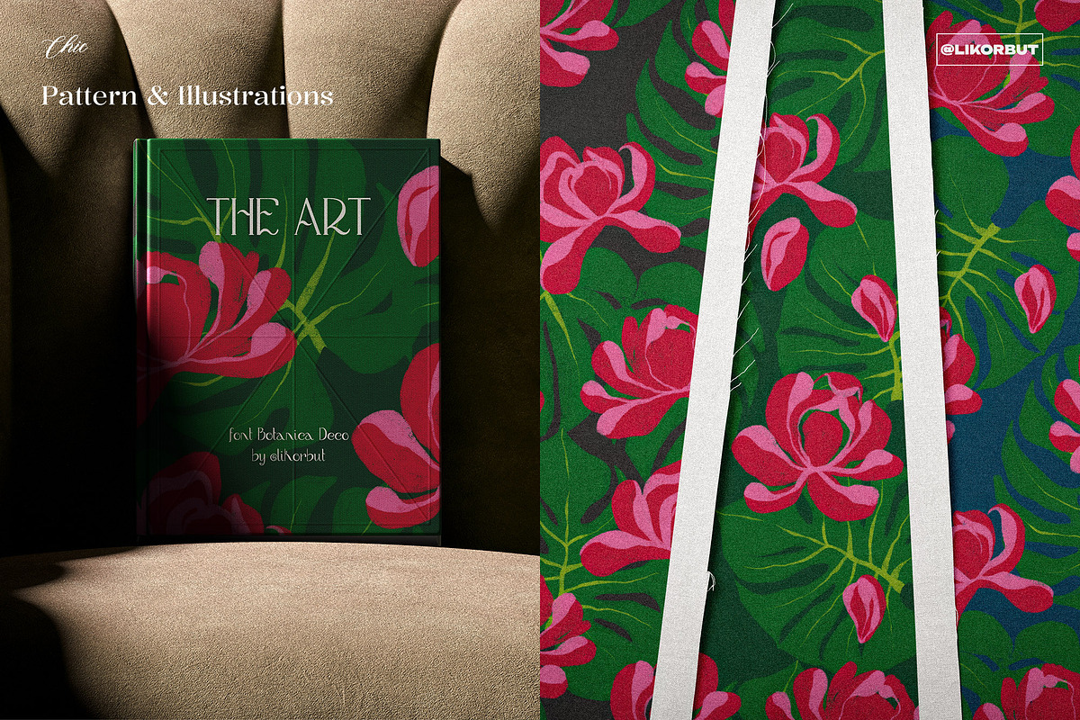 Bold Tropical Floral Pattern, a Pattern Graphic by likorbut (Photo 11 of 15)
