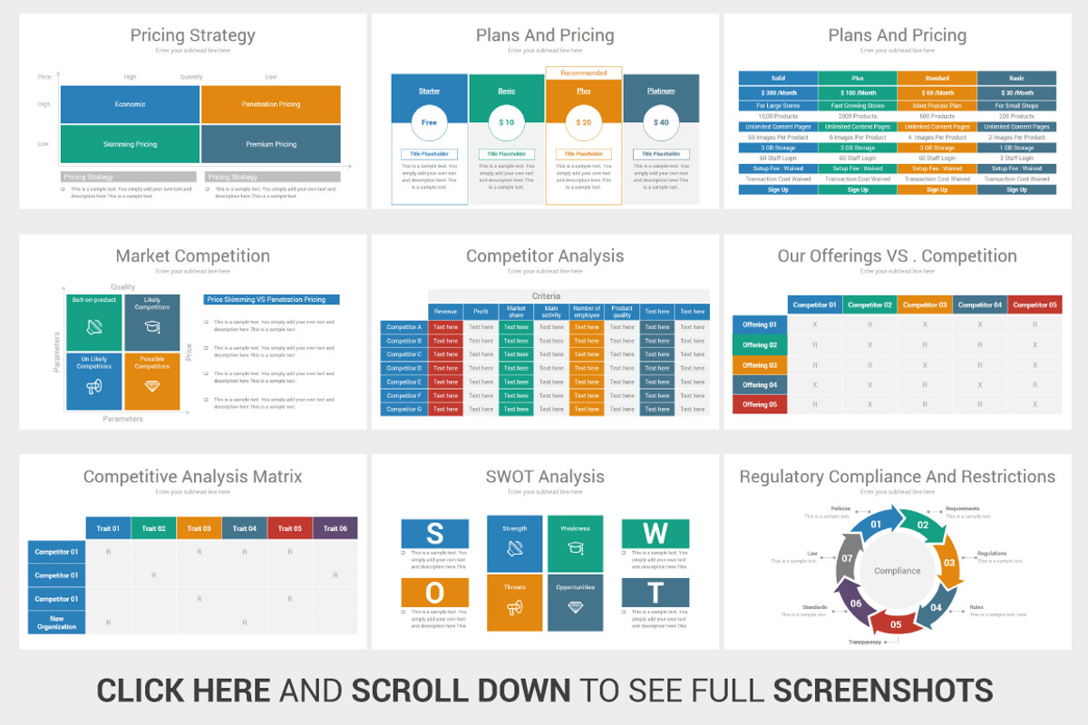 Startup Business Plan Google Slides, a Presentation Template by OceanArt (Photo 10 of 19)