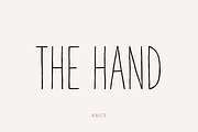 The Hand Font Collection (7 fonts), a Sans Serif Font by S&C Type (Thumbnail 1 of 9)