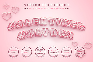 Valentine's Day - Editable Text