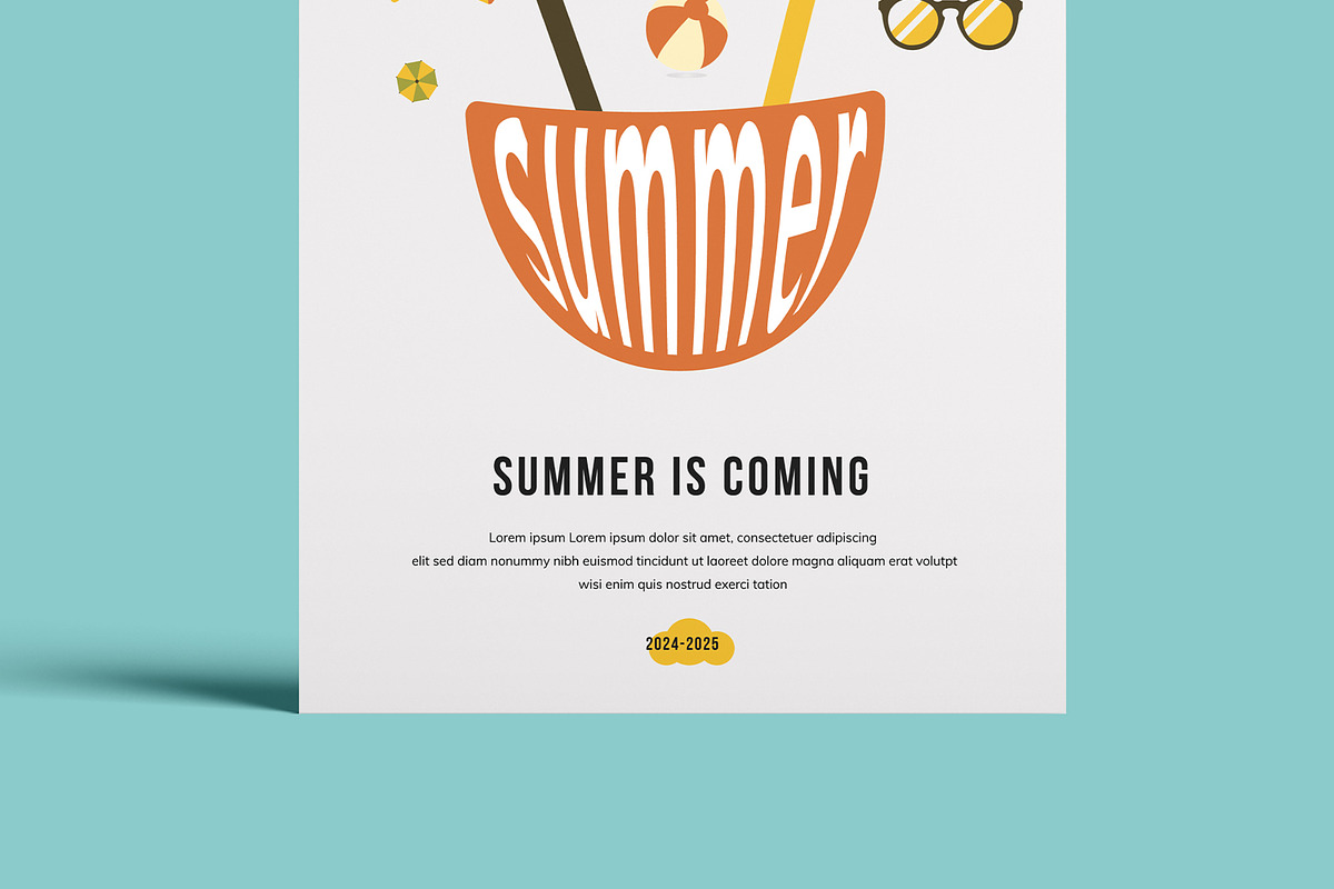 Summer Poster Layout, a Poster Template by MightyDesign (Photo 3 of 8)