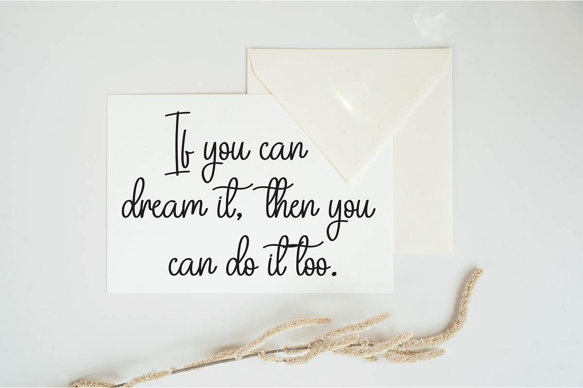 Eliana Signature | Script Font, a Handwritten Font by Scratchones (Photo 5 of 8)
