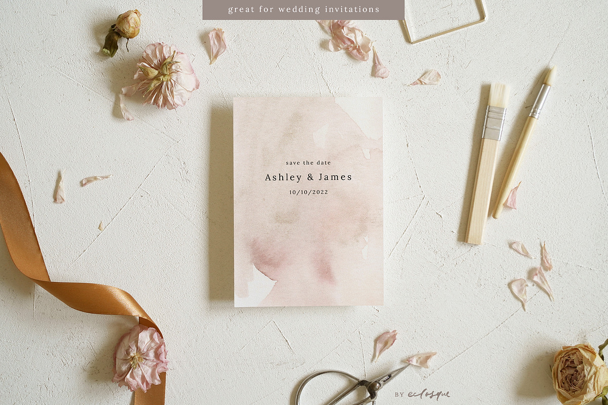 Allure Watercolour Art Backgrounds, a Texture Graphic by eclosque (Photo 7 of 14)