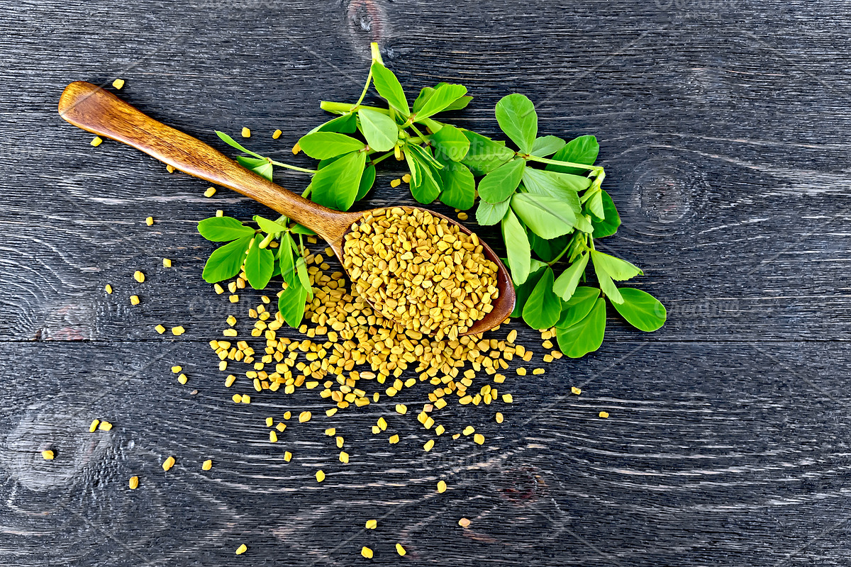 Fenugreek with leaf in spoon, a Food & Drink Photo by rezkrr (Photo 2 of 3)