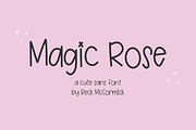 Magic Rose Sans, a Sans Serif Font by Beck McCormick (Thumbnail 1 of 10)