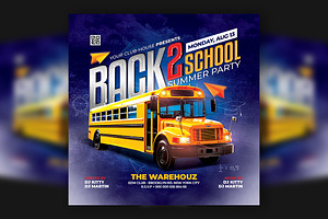 Back To School Flyer Template, a Flyer Template by Artonix