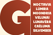 Moongazer Bold Display, a Sans Serif Font by Haps Space (Thumbnail 12 of 15)