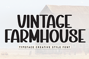 Vintage Farmhouse | Script Font, a Script Font by Scratchones (Thumbnail 1 of 8)