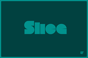 SLICE | Retro Display Font