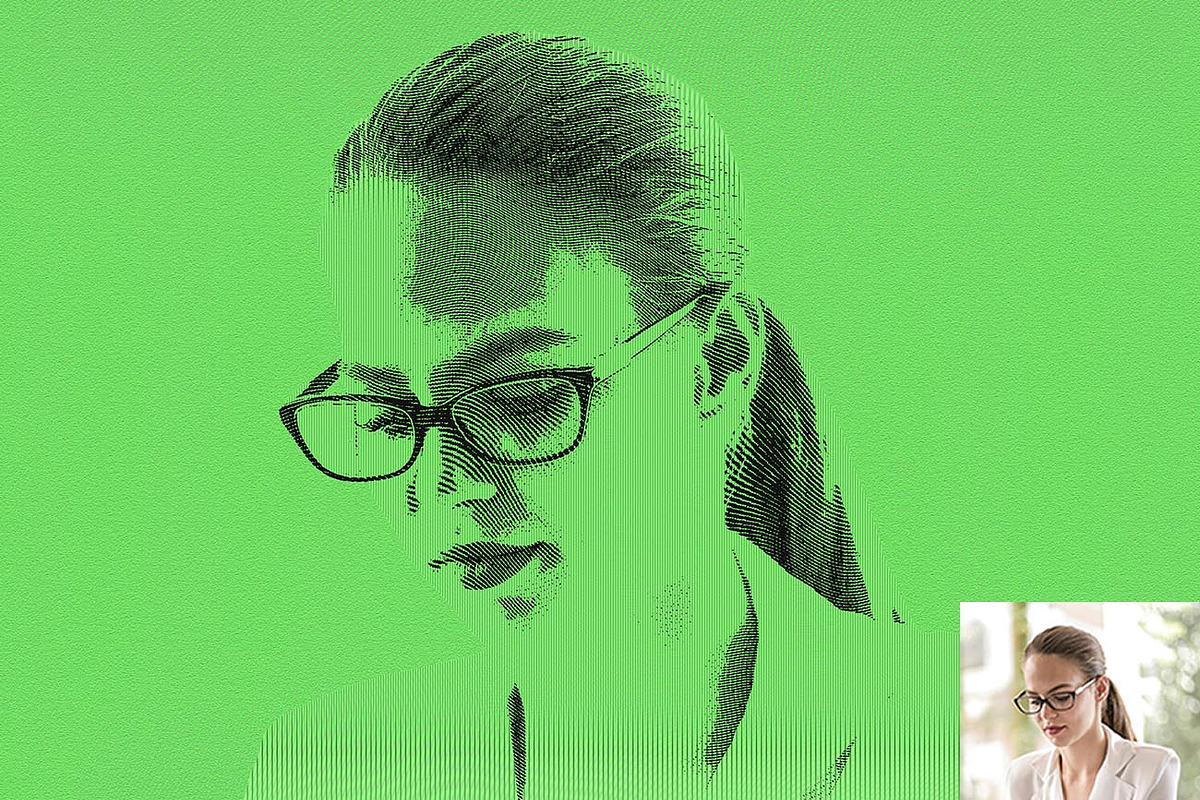 Dollar Engraving Effect Ps Action, an Action Add-On by Studio Retouch (Photo 10 of 10)