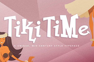 Tiki Time Font Collection