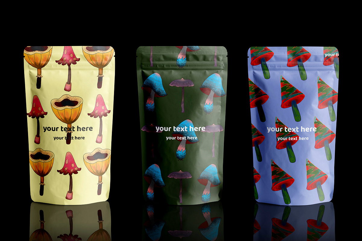 mushrooms, an Object Illustration by kaplaniha (Photo 6 of 7)