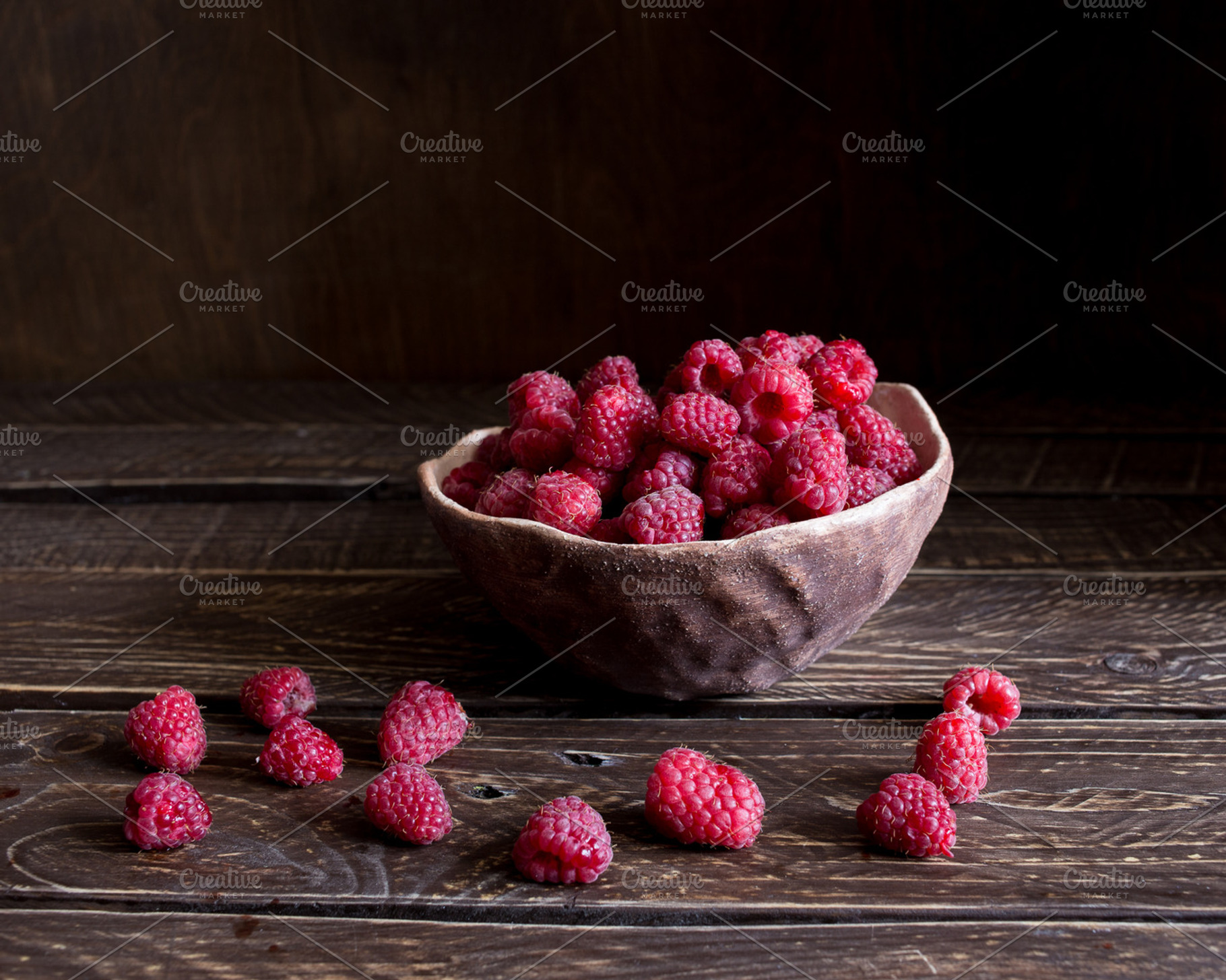 raspberries in a clay bowl, a Food & Drink Photo by Kate Voronina ...