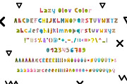 Lazy Olov - Scandinavian Color Font, a Script Font by JuliyArt (Thumbnail 2 of 18)