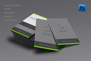 Fresh look for every business card