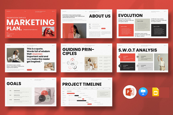 Marketing Plan Presentation Template preview 7