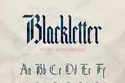 Blackletter modern gothic font., a Blackletter Font by Sergey Mironov's store (Thumbnail 2 of 4)